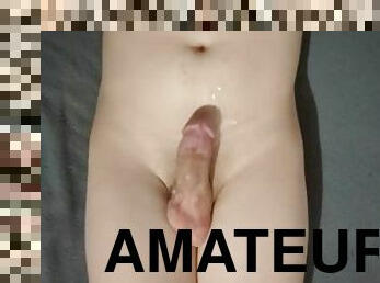 masturbation, amateur, ejaculation-sur-le-corps, énorme-bite, gay, branlette, ejaculation, fétiche, solo, bisexuels