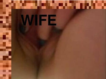 Wife masturbates and send husband video