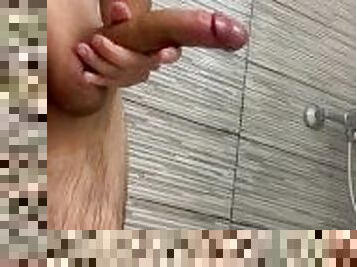 baignade, masturbation, amateur, énorme-bite, ados, latina, ejaculation, italien, douche, solo