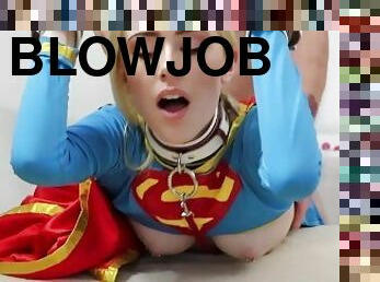 Candy White “Supergirl Solo 1-2” Bondage Doggystyle Blowjobs Deepthroat Oral