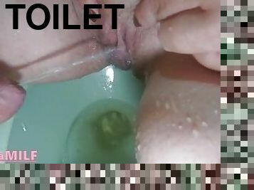 clítoris, masturbación, orgasmo, meando, coño-pussy, amateur, casero, pareja, baño, fetiche