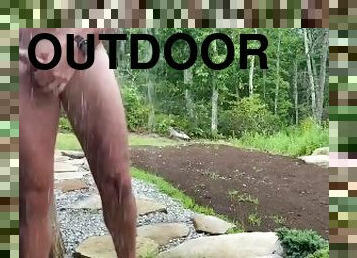 Outdoor shower voyeur
