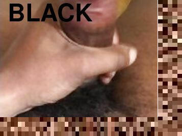 énorme, masturbation, amateur, ejaculation-sur-le-corps, gay, branlette, black, ejaculation, solo, lait