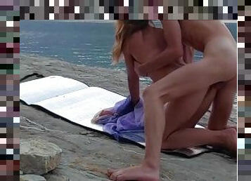 public, chatte-pussy, amateur, ados, plage, par-voie-orale, putain, dure