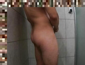 baignade, énorme, masturbation, pisser, amateur, ejaculation-sur-le-corps, énorme-bite, ados, gay, branlette