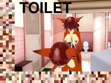 Trap the Foxes Futa Furry Hot Sex In The Toilet [3d hentai uncensored]