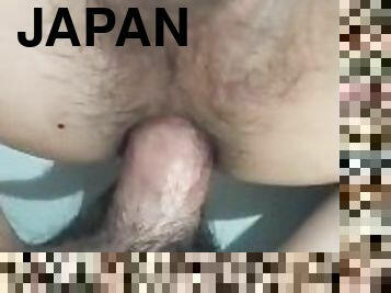 asiatisk, amatör, anal, gay, japansk, creampie, college, knullande, pojkvän, oskuld