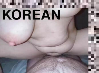 asian, amateur, tegar, merangsang-dengan-tangan, urut, orang-korea, erotik