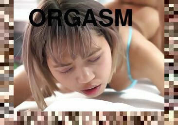 First Time For Thai Girl Ass Eating & Rimming Ends In Orgasm !