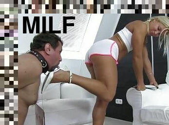 milf, hardcore, mami, bdsm, sužnja, noge, blond, mama, fetiš, hlapčevanje