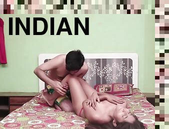 amatør, indian-jenter, par, brunette