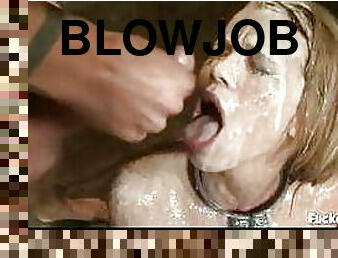 GF Loves Blowbang With Monster Cocks And Cum On Her Face
