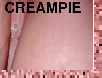 Multiple creampies at the gloryhole from strangers