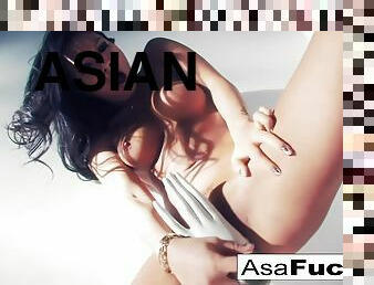 Asa Akira - Asa Uses A Fake Hand To Please Herself