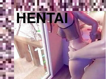 teta-grande, anal, babes, chupanços, caebça-vermelha, hentai, 3d, pénis