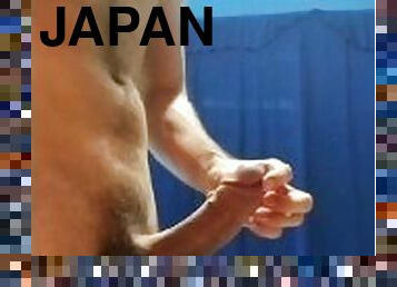 Horny Guy enjoys jerking off a big cock listening ASRM - CUMAYASHI 3D japanese homemade masturbating