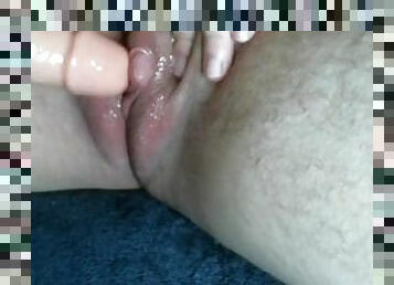 clito, masturbation, amateur, allemand, gode, fétiche, solo