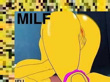 onani, milf, hentai