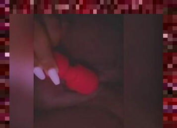 masturbation, orgasme, amateur, ébène, jouet, belle-femme-ronde, première-fois, solo