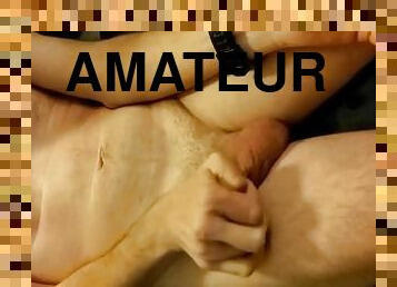 masturbaatio, amatööri, kaunis, lihaksikas, mulkku