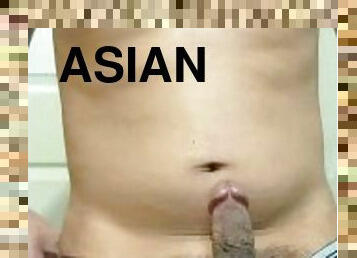 asian, amateur, homoseksual, merangsang-dengan-tangan