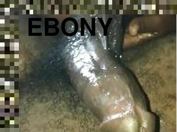ebony, čierne, bbw, dvojité, gule, cucanie