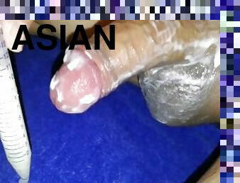 azijski, masturbacija, snimci, drkanje, trzanje, kamera, usko, masivan, malo, kurac