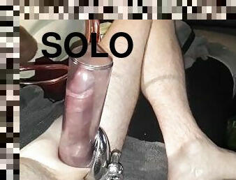 masturbation, vieux, gay, plus-agée, solo