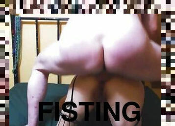 ekstrem, fisting, amatør, anal, par, knepning-fucking, smerte, hårdhændet