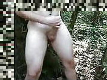 masturbation, utomhus, gigantisk-kuk, gay, strand, juckande, park