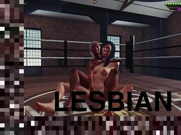 Rayne Vs. Quinn Sex Fight - Naked Fighter 3D