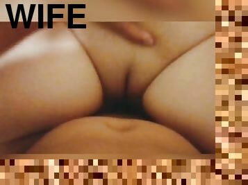 Fucking wife creamy pussy