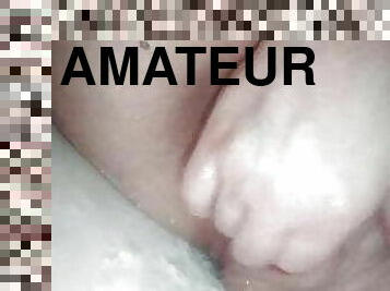 baignade, masturbation, amateur, milf, maison, allemand, belle-femme-ronde, douche, maîtresse, privé