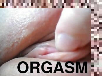 klitta, extrem, masturbation, orgasm, fitta-pussy, vått