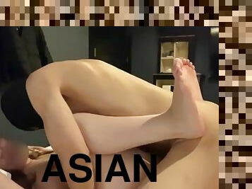 asiatisk, store-patter, orgasme, amatør, pikslikkeri, teenager, japans, creampie, hentai, patter