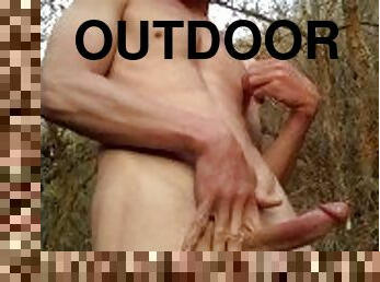 Big Penis Outdoor Cum Spring