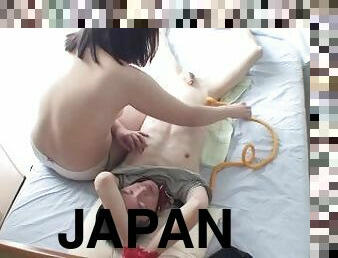 Japanse wife get screwed by her man