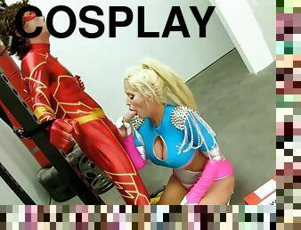 Galactica Defeats And Drains Impulse - Cosplay Porn