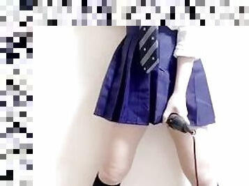 ???JK???????????????amateur?Hitachi orgasm School girl?Japanese?