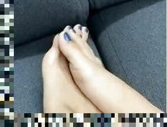 Thai Model Feet Showoff-001 172cm size41 feet longtoe