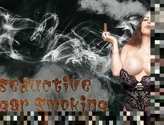 SEDUCTIVE CIGAR SMOKING - PREVIEW - ImMeganLive