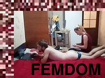 énorme, orgasme, russe, gode-ceinture, amateur, anal, énorme-bite, jouet, hardcore, couple