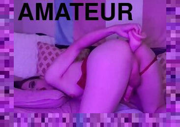 masturbation, amateur, anal, ados, jouet, point-de-vue, première-fois, solo, petits-seins