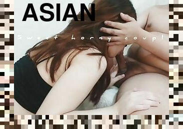 asiático, primeira-vez, excitante, filipina