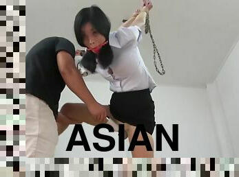 asia, mainan, bdsm-seks-kasar-dan-agresif, stocking-stockings, bondage-seks-dengan-mengikat-tubuh, berambut-cokelat