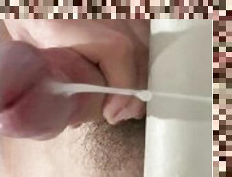 Face-up  Shooting ejaculation very close You can see exactly where it comes out Masturbation is also uncensored amateur