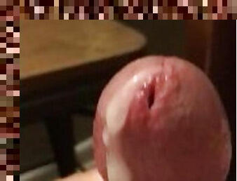 1st person oozing cumshot