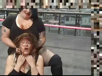 nere, hardcore, neri, wrestling, dominazione-femminile