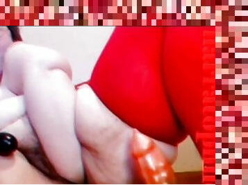 traseiros, gordo, fisting, masturbação, cona-pussy, amador, mulher-madura, penetração-de-braço, bbw, webcam