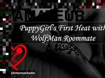 PuppyGirl's First Heat With WolfMan Roommate [F4M] [Audio]